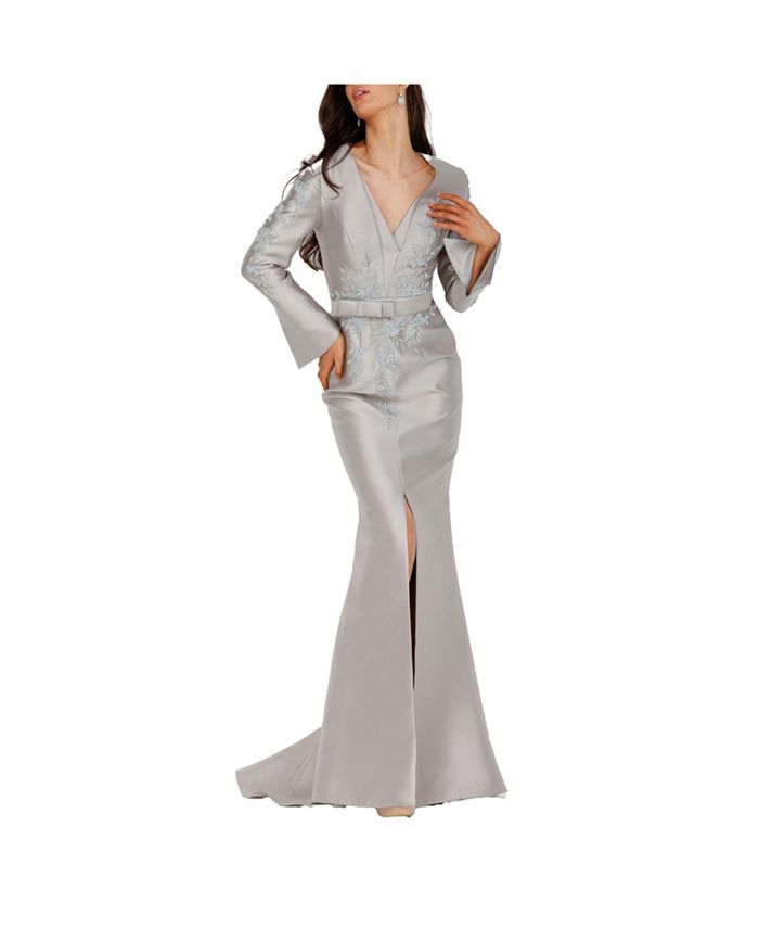 Terani long sleeve gown hot sale