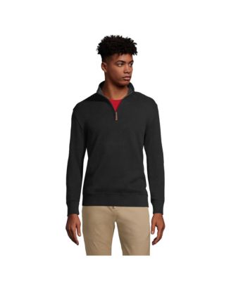 Big & Tall Bedford Rib Quarter Zip Sweater