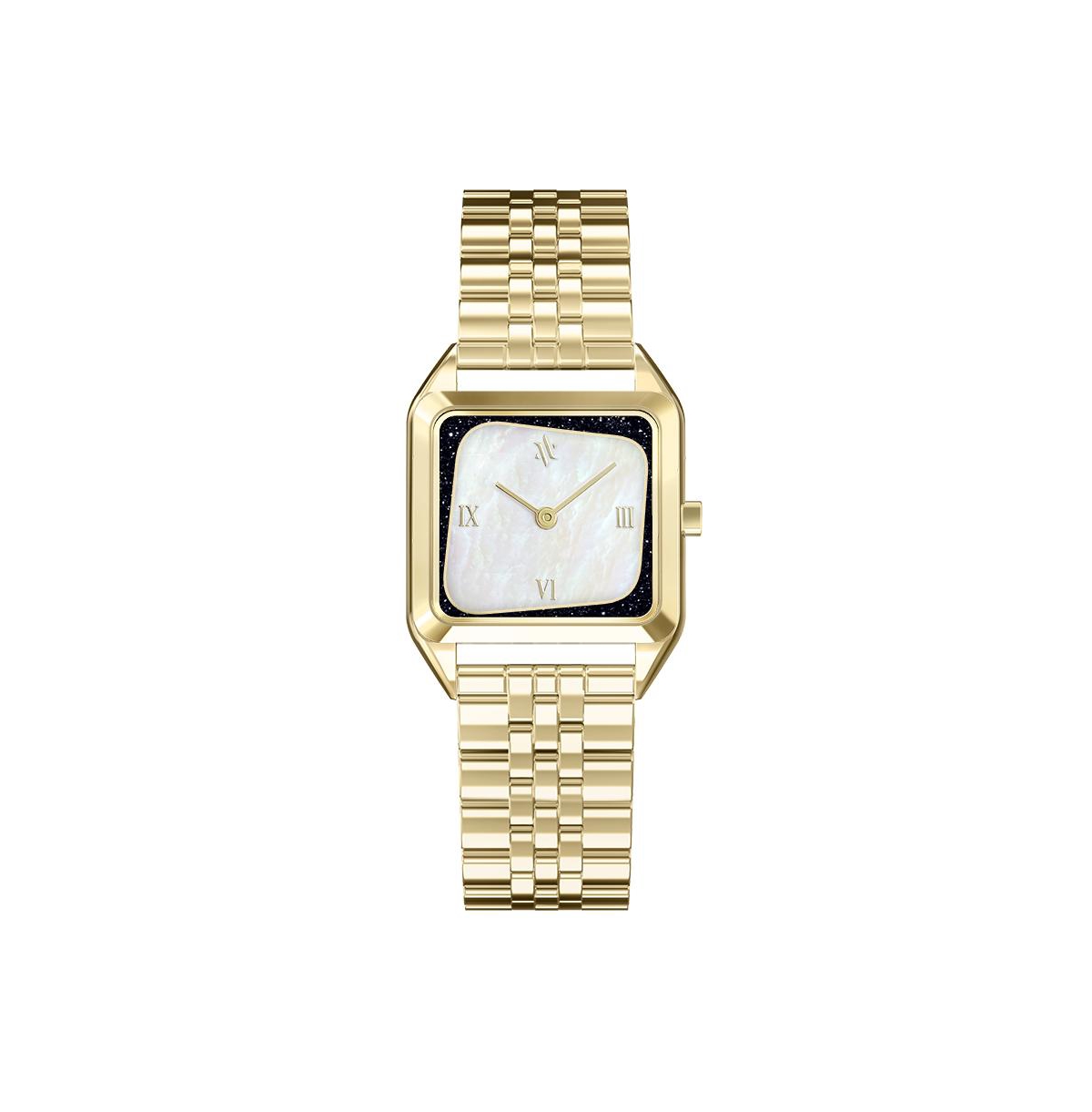 Geminus Women's Sandstone and Pearl Stainless Steel Watch - Sandstone