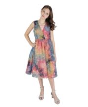YVLSS Women's Elegant Tie-Dye Dress Multicolor Dress Maxi Dress Long Dress  Cross Strap for Party Cocktail Dinner Date, Pastel Pink, X-Large :  : Clothing, Shoes & Accessories