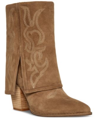 Steve Madden - Women's Layne Foldover Cuffed Cowboy Boots