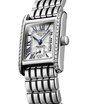 Women's Swiss Mini DolceVita Diamond (1/2 ct. t.w.) Stainless Steel Bracelet Watch 22x29mm