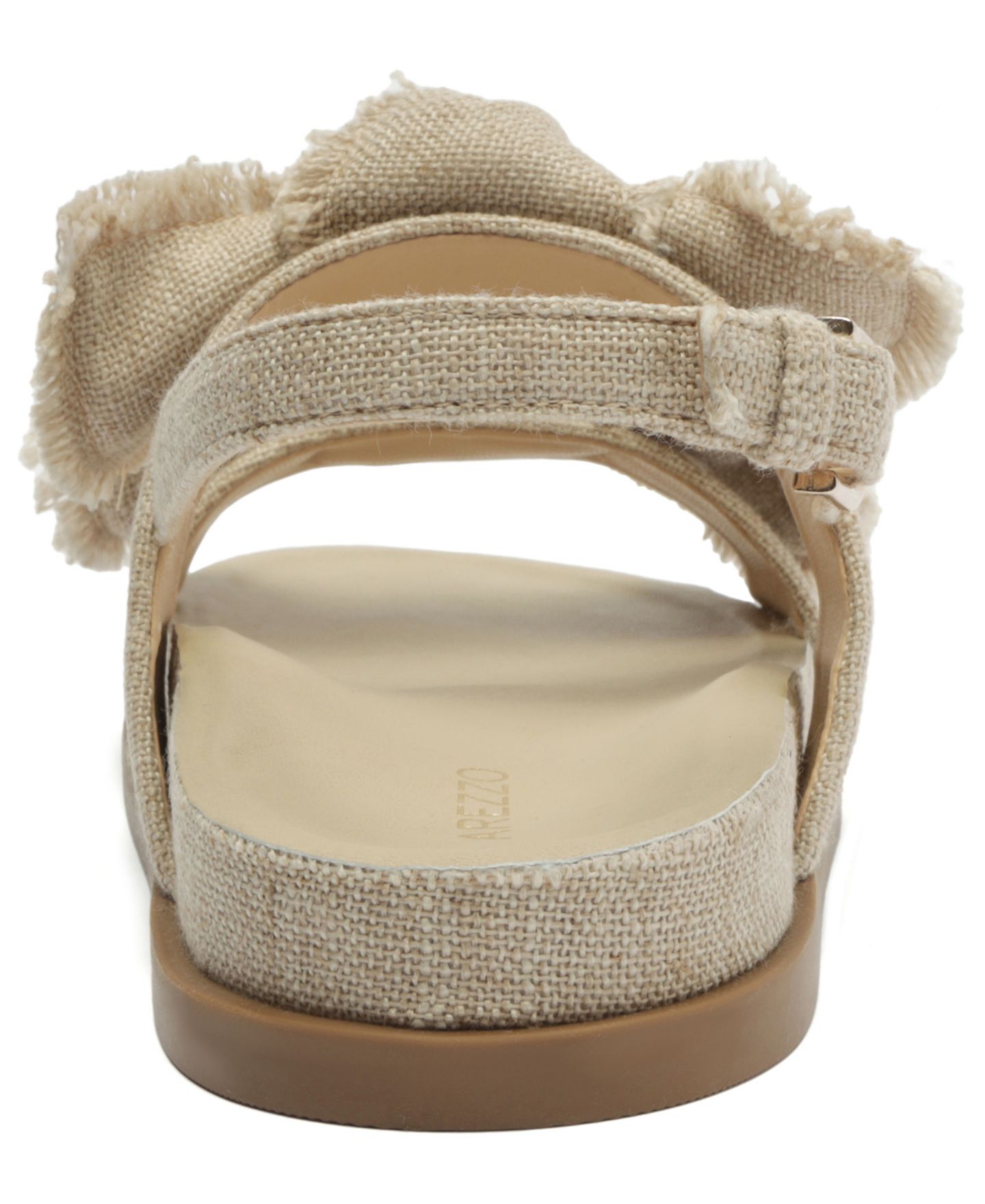 Женские сандалии Arezzo Melody Bow Footbed, цвет: Синий кожаный — фото 7