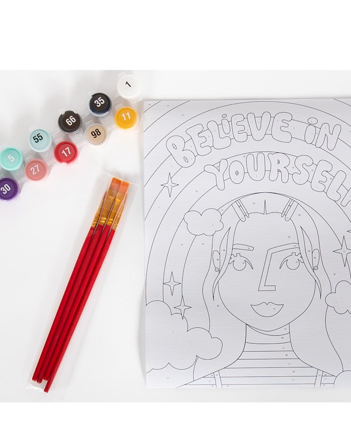 Kids Crafts Believe in Yourself Paint by Number Craft Kit Macy's