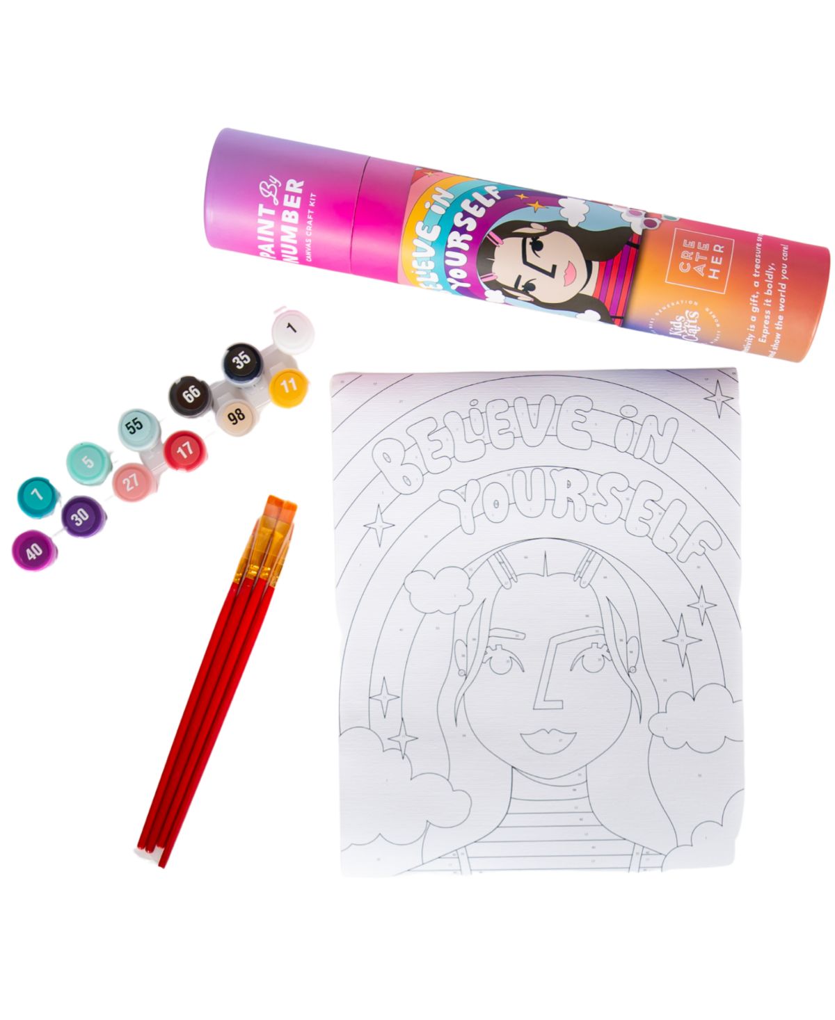 Believe in Yourself Paint by Number Craft Kit Deals and Price History ...