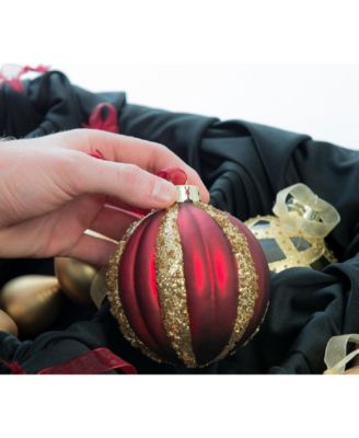 Christmas Ornament Storage Box with Adjustable Dividers