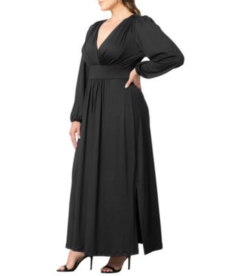 Plus Size Kelsey Long Sleeve Maxi Dress