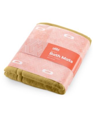 Soft & Absorbent Luxury Cotton Bath Mat 24" x 17" - 2 Pack