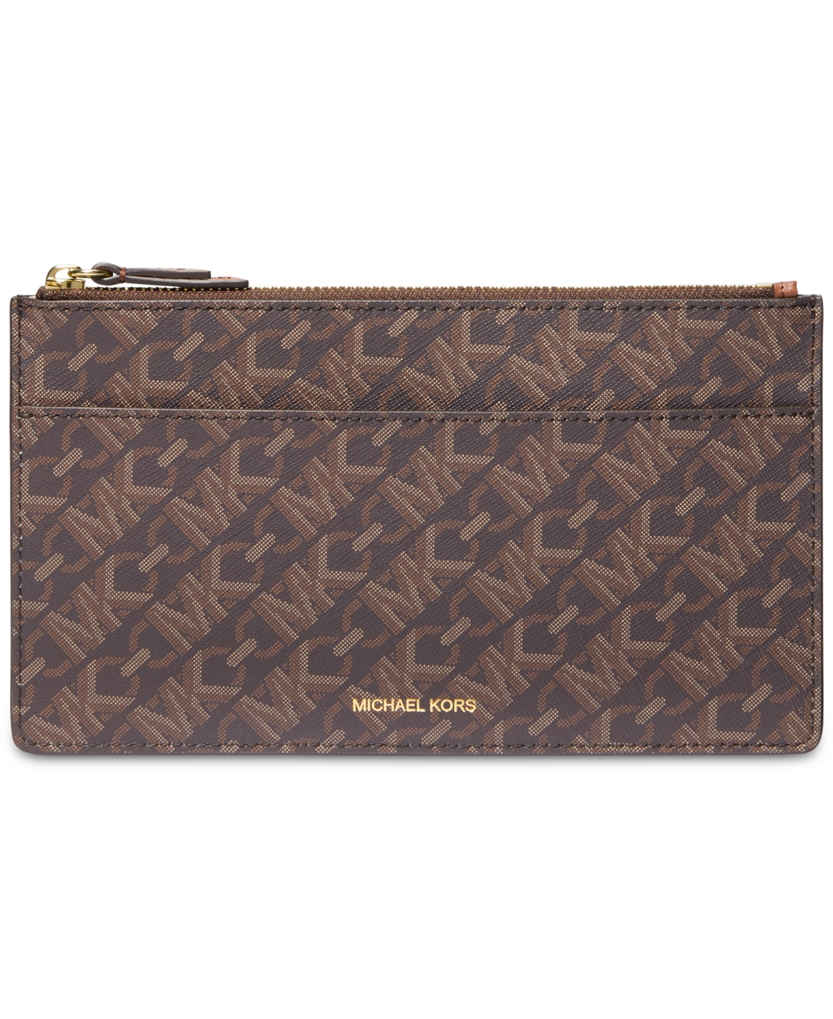 Michael Kors Michael  Empire Large 3 In 1 Travel Wallet In Brn,luggage