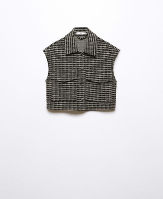 maison de dolce. candy tweed vest ツイード candy tweed vest/white | maison de Dolce.