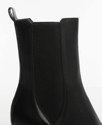 Women's Heel Leather Ankle Boots
