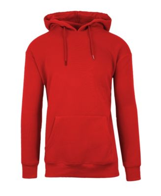 Men's Oversized Slim-Fit Fleece-Lined Pullover Hoodie
