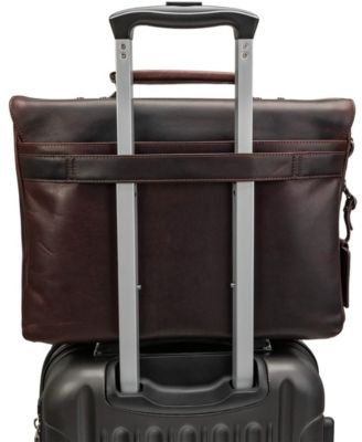 Men's Buffalo Double Compartment Briefcase for 15.6" Laptop , Tablet