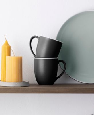 ColorTrio Coupe 16 Piece Dinnerware Set, Service for 4