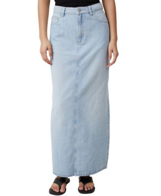 COTTON ON Women s Blake Denim Maxi Skirt Macy s