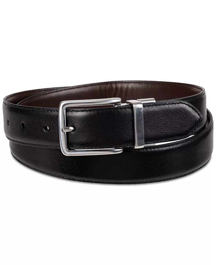 Men's Reversible Leather Dress Belt - thumbnail 8