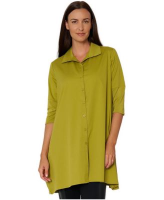 Women's Quarter Sleeve Cotton and Jersey Tiburon Tunic