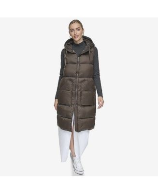 Andrew Marc Women s Kerr Horizontal Rail Quilted Matte Shell Puffer Vest Macy s