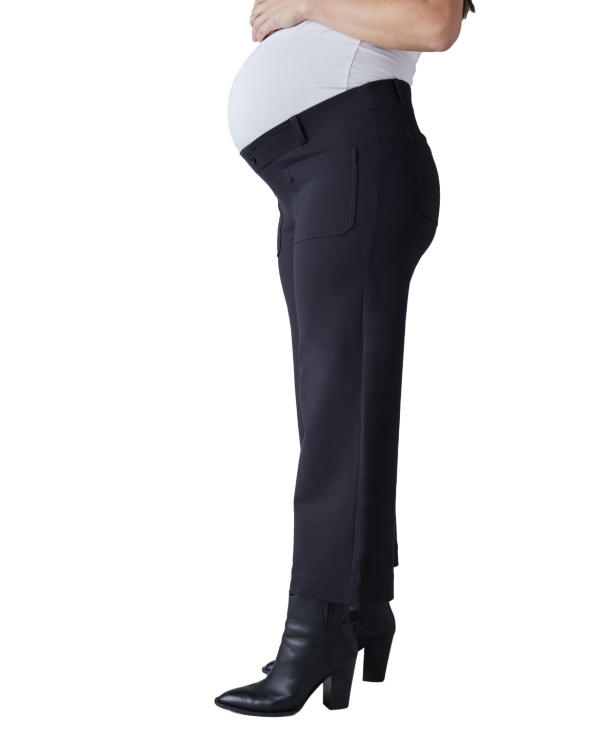 Women's Maternity Wide Leg Ankle Pant