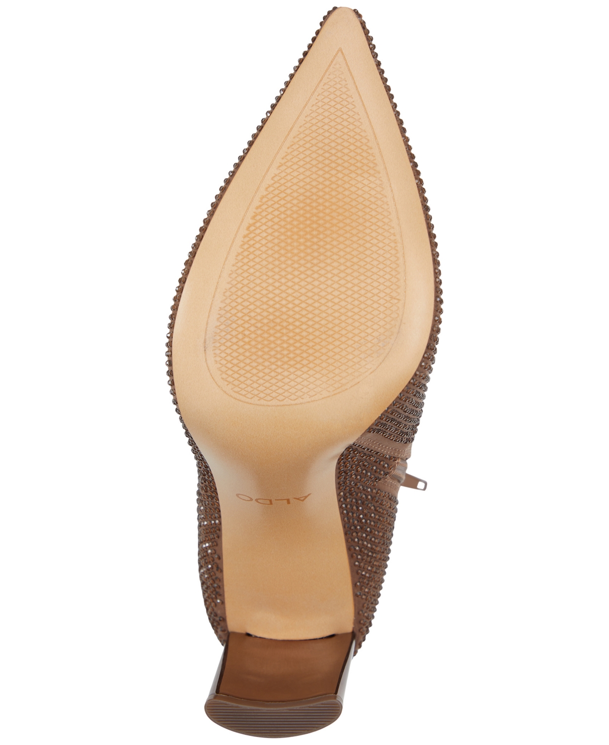 Shop Aldo Women's Dove Pointed-toe Dress Boots In Bronze