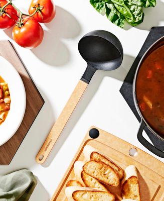 Gourmet Series Nylon Ladle with Black Head Handle, 13"