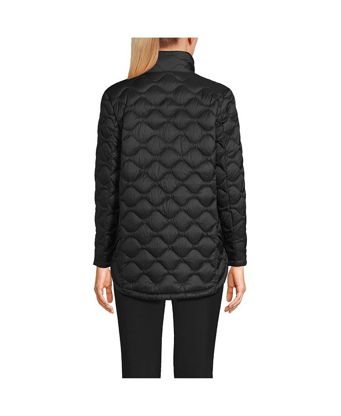 Lands' End Women's Ultralight Quilted Packable Down Jacket Macy's