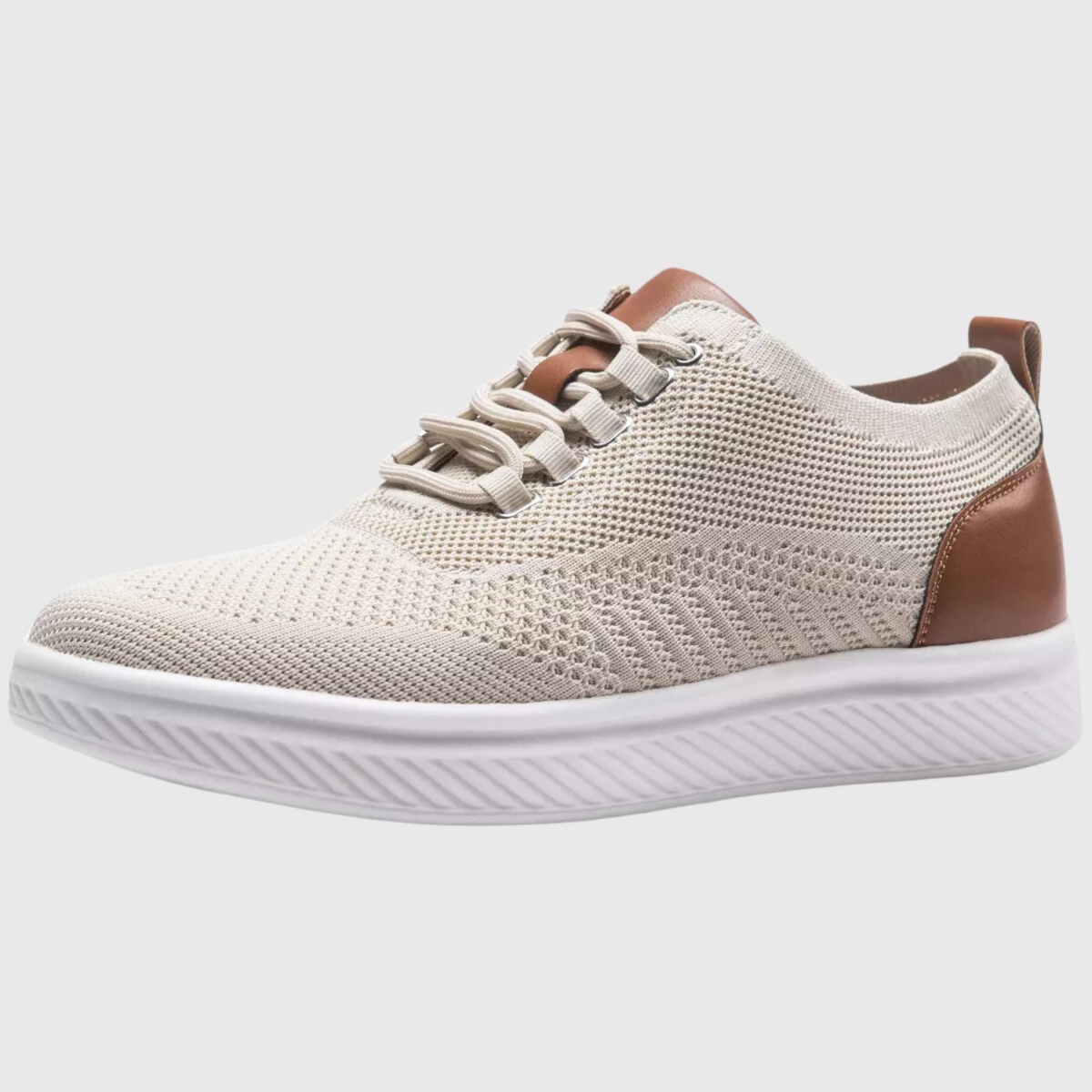 Men's Brad Dress Sneakers Mesh Oxfords Business Casual Fashion Shoes - Beige