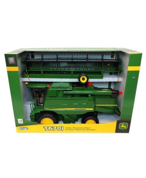 Детская игрушка Bruder 1/16 John Deere Combine Tractor