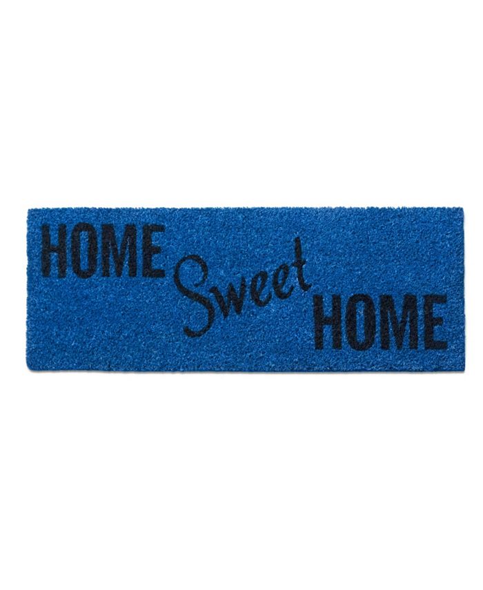 Mascot Hardware Home Sweet Home Minimalist Natural Coir Doormat With  Non-slip Backing