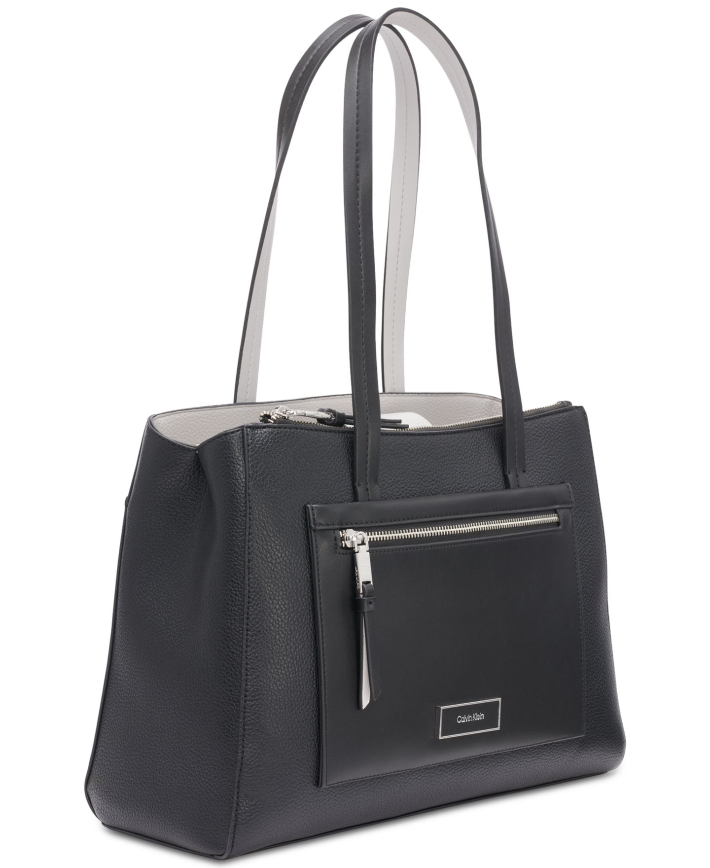 Женская сумка Calvin Klein Hadley Triple Compartment Tote, цвет: Чёрный — фото 2