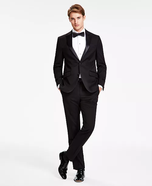 Kenneth Cole Reaction Men's Slim-Fit Ready Flex Tuxedo 