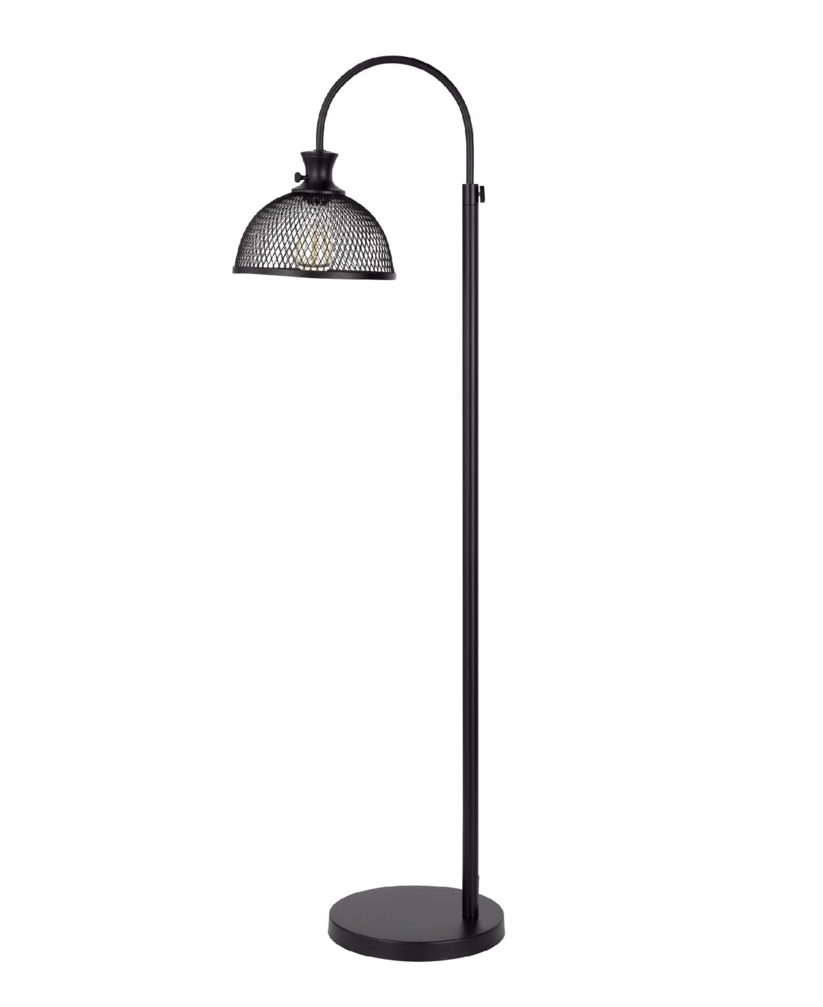 Shop Cal Lighting 48 61" Height Metal Floor Lamp In Black