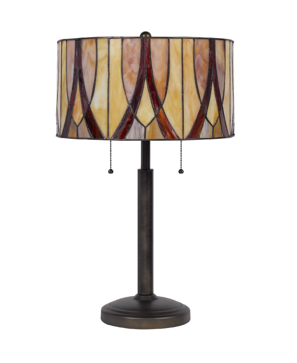 Cal Lighting 24" Height Metal Table Lamp In Antique Bronze