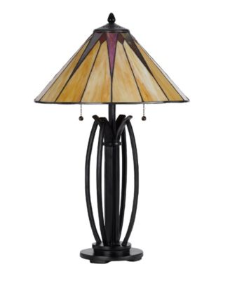 25" Height Metal and Resin Table Lamp