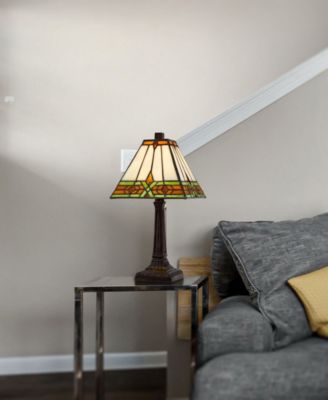 14" Height Metal and Resin Accent Lamp