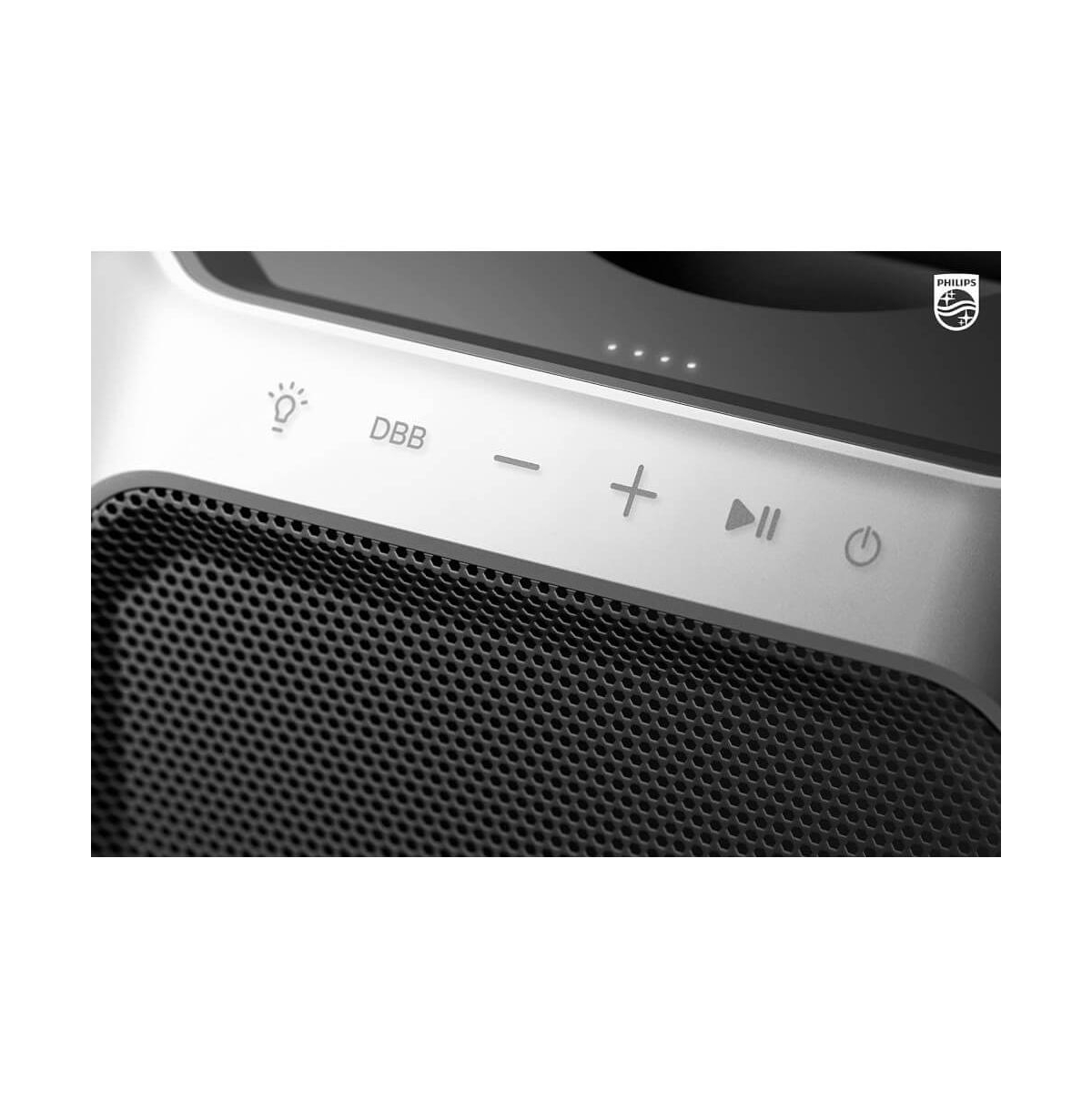 Philips X7207 Bluetooth Party Cube Speaker - Black