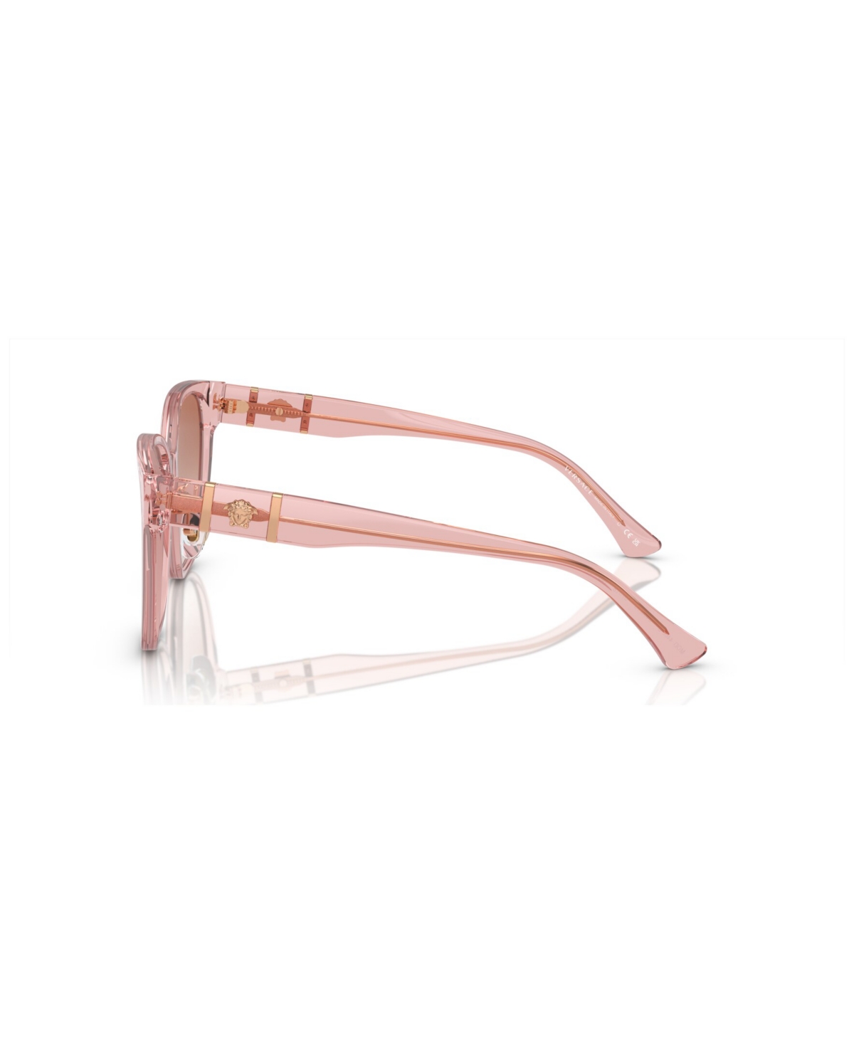 Shop Versace Women's Sunglasses, Gradient Ve4460d In Peach Transparent
