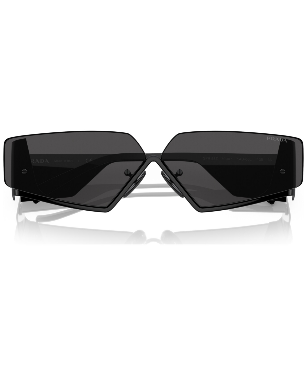 Shop Prada Men's Sunglasses, Pr 58zs In Black