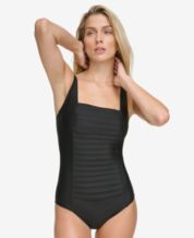Macy's black hotsell one piece swimsuit