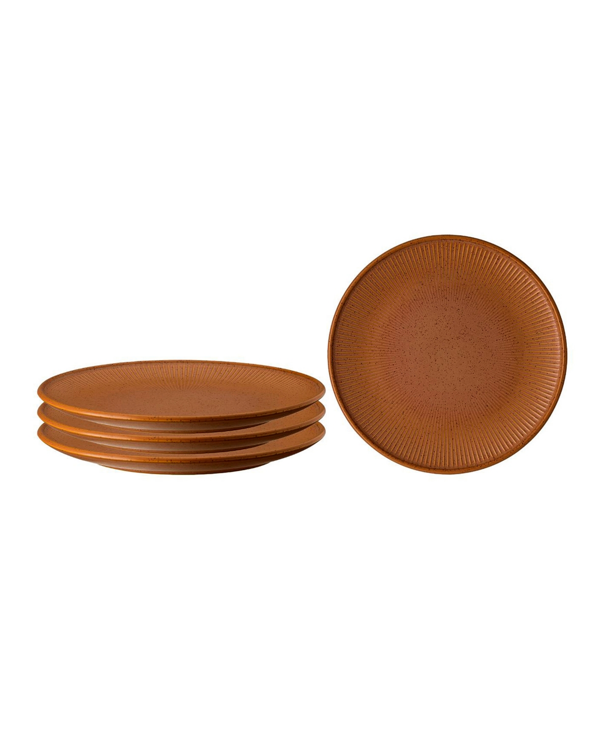 ROSENTHAL CLAY SET OF 4 SALAD PLATES, SERVICE FOR 4 
