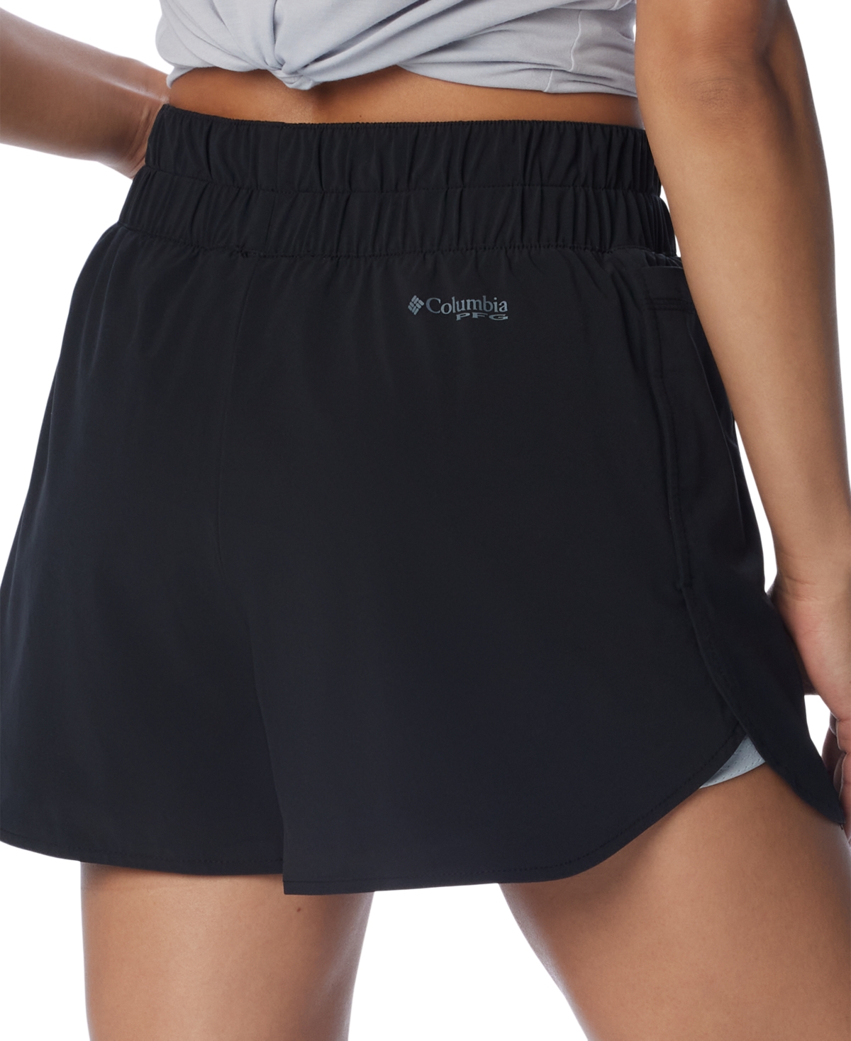Columbia Women's Tidal Light Lined Mid-Rise Shorts - Cirrus G