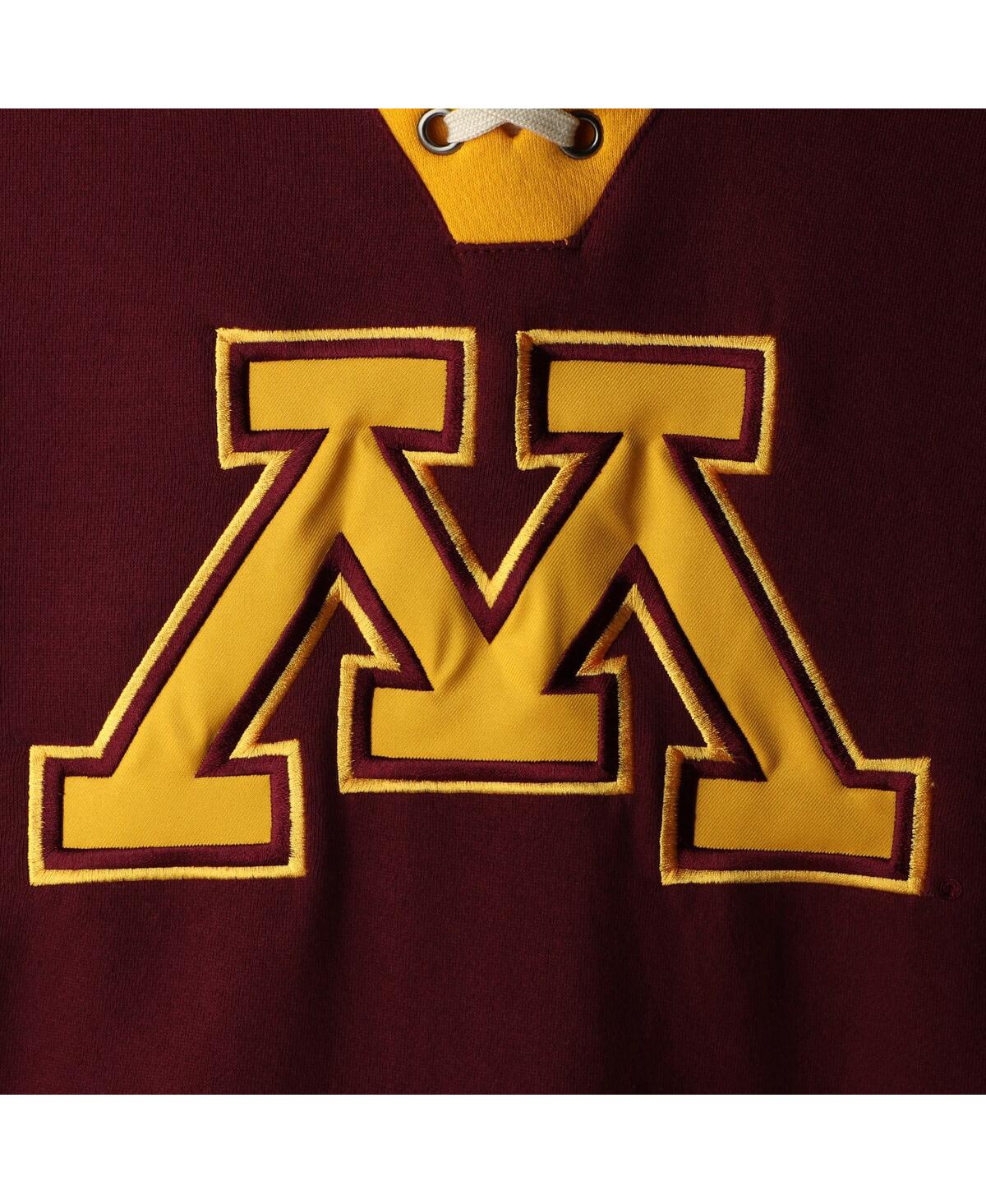 Colosseum Men's  Maroon Minnesota Golden Gophers 2.0 Lace-up Pullover Hoodie In Maroon