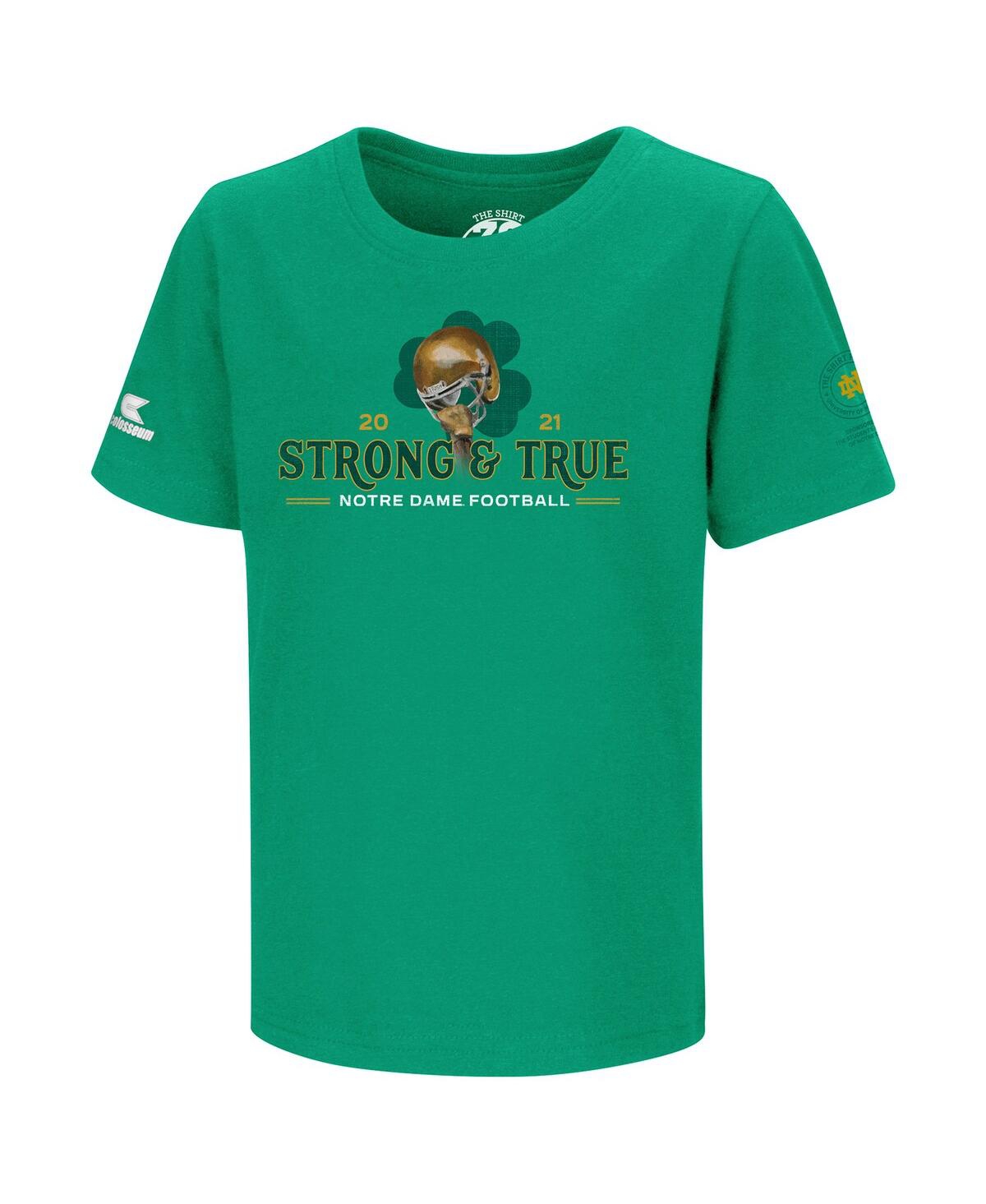 Shop Colosseum Toddler Boys And Girls  Green Notre Dame Fighting Irish 2021 The Shirt T-shirt