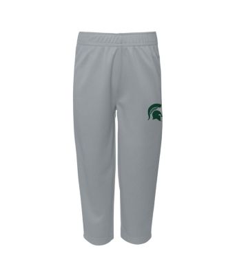 Toddler Boys and Girls Green Michigan State Spartans Two-Piece Red Zone Jersey and Pants Set