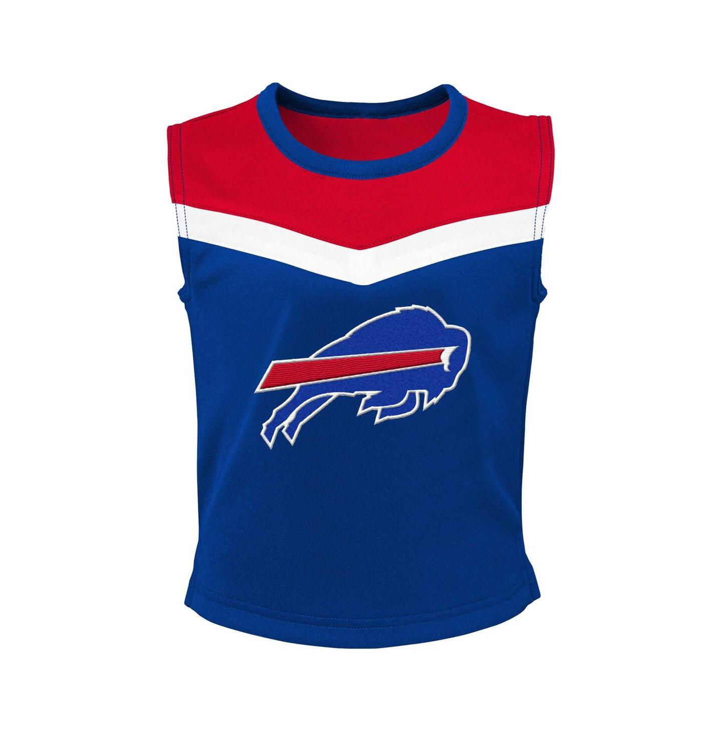 Комплекты Outerstuff Royal Buffalo Bills Spirit Two-Piece Cheerleader Set для девочек — фото 3