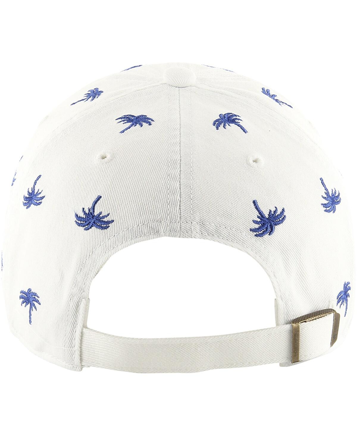 47 Brand Men's And Women's ' White Los Angeles Rams Confetti Clean Up Adjustable Hat In White