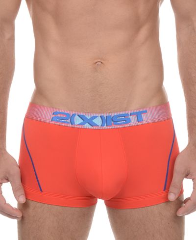 2(x)ist Men's Speed 2.0 No-Show Trunks