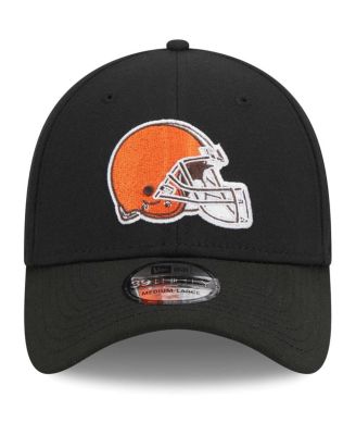 Men's Black Cleveland Browns Main 39THIRTY Flex Hat