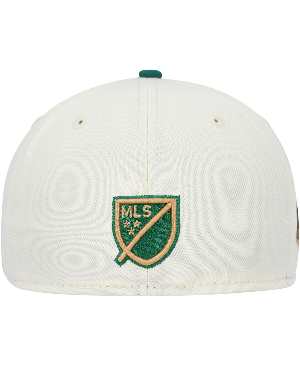 Men's New EraPortland Timbers Wood grain 59FIFTY Fitted Hat - Cream