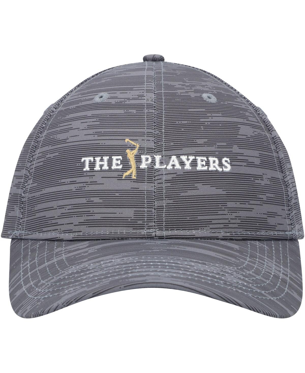 Shop Ahead Men's  Gray The Players Streaker Adjustable Hat